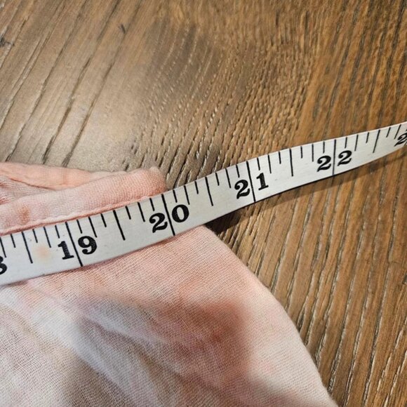 nwot Masgaschoni Pink Tie-Dye Tank Top with Ruffle Hem - Picture 4 of 5